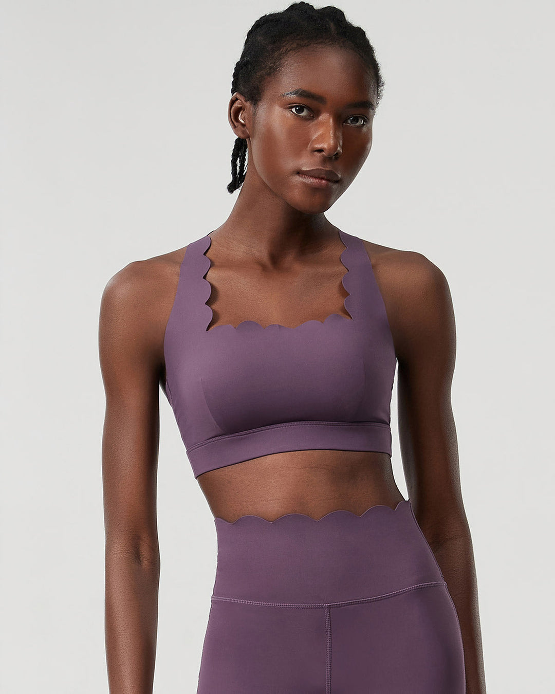 Elowen Sports Bra - Dusty Plum