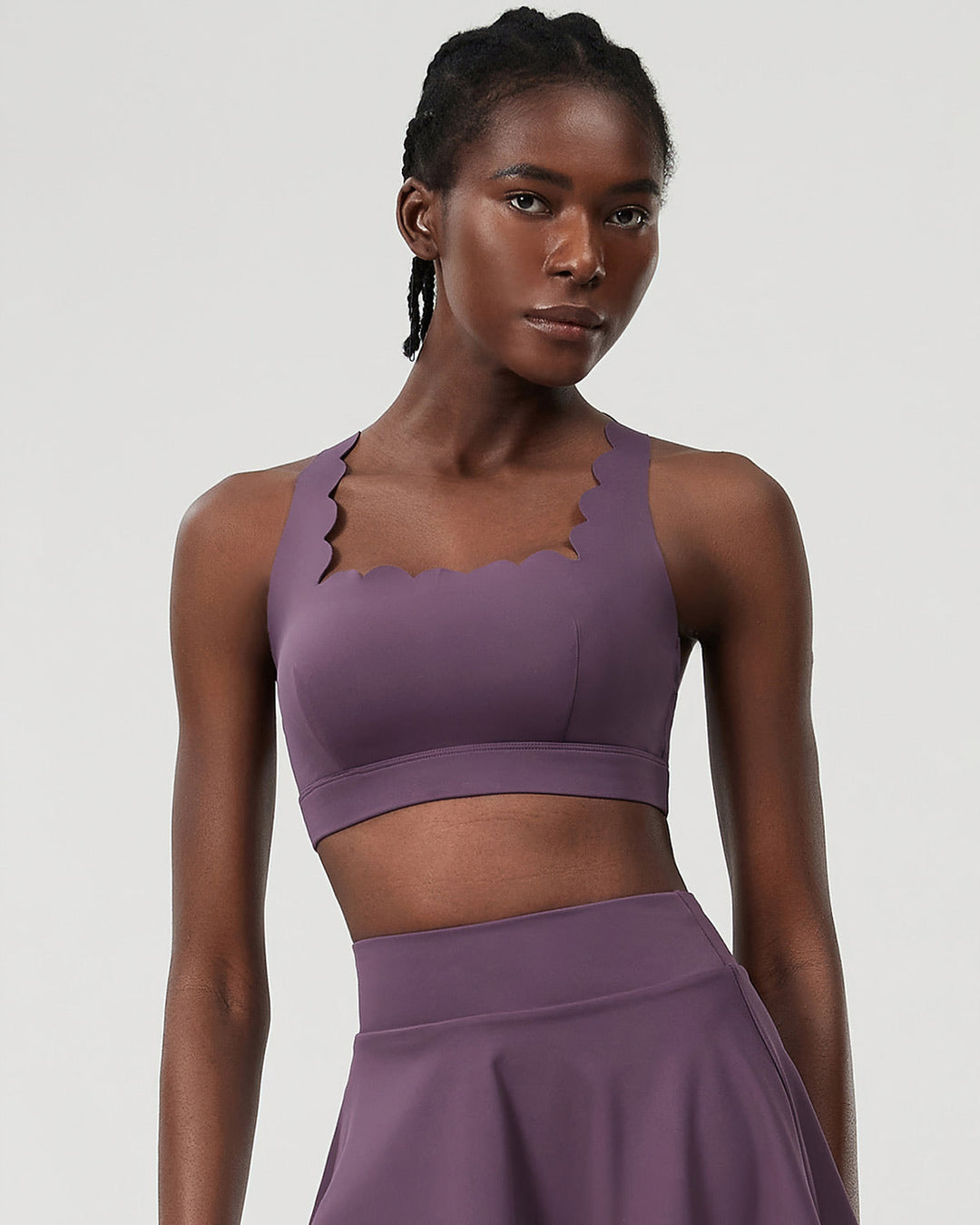 Elowen Sports Bra - Dusty Plum