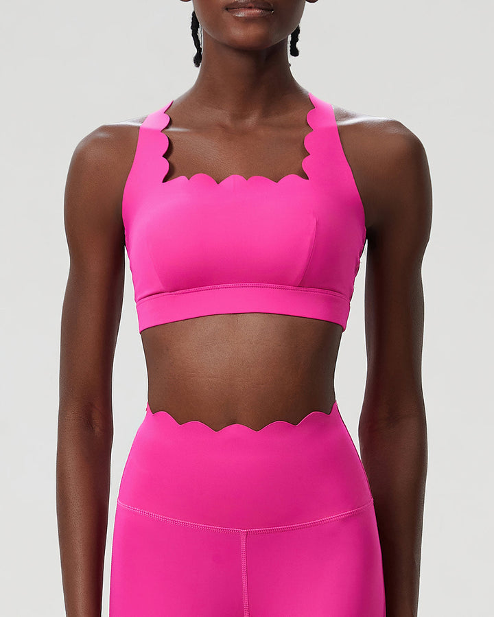 Elowen Sports Bra - Fuchsia
