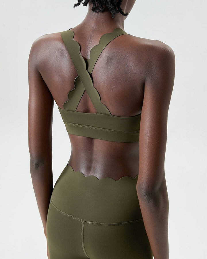 Elowen Sports Bra - Olive
