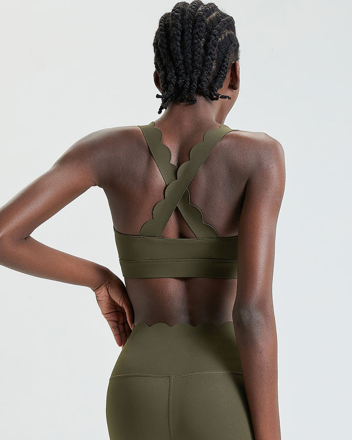 Elowen Sports Bra - Olive