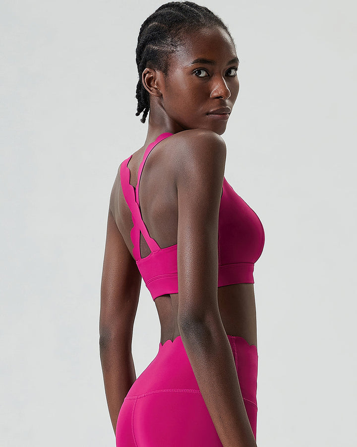 Elowen Sports Bra - Raspberry