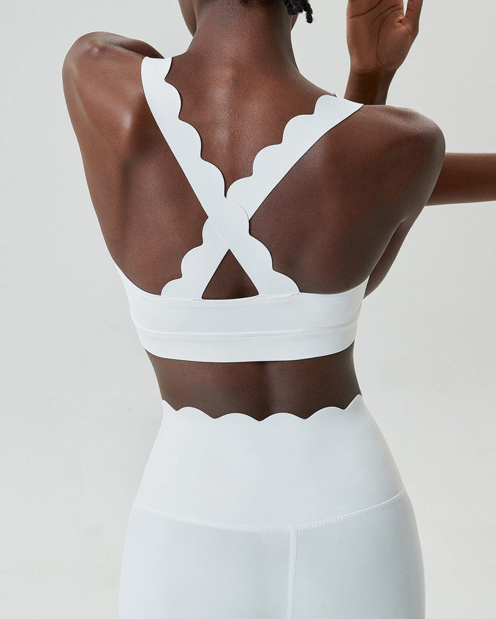 Elowen Sports Bra - White