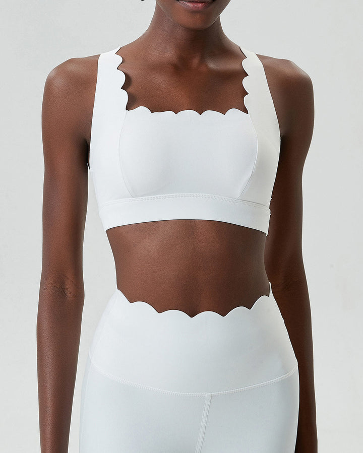 Elowen Sports Bra - White