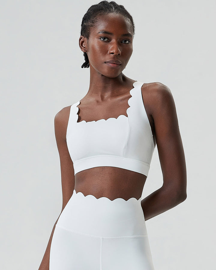 Elowen Sports Bra - White