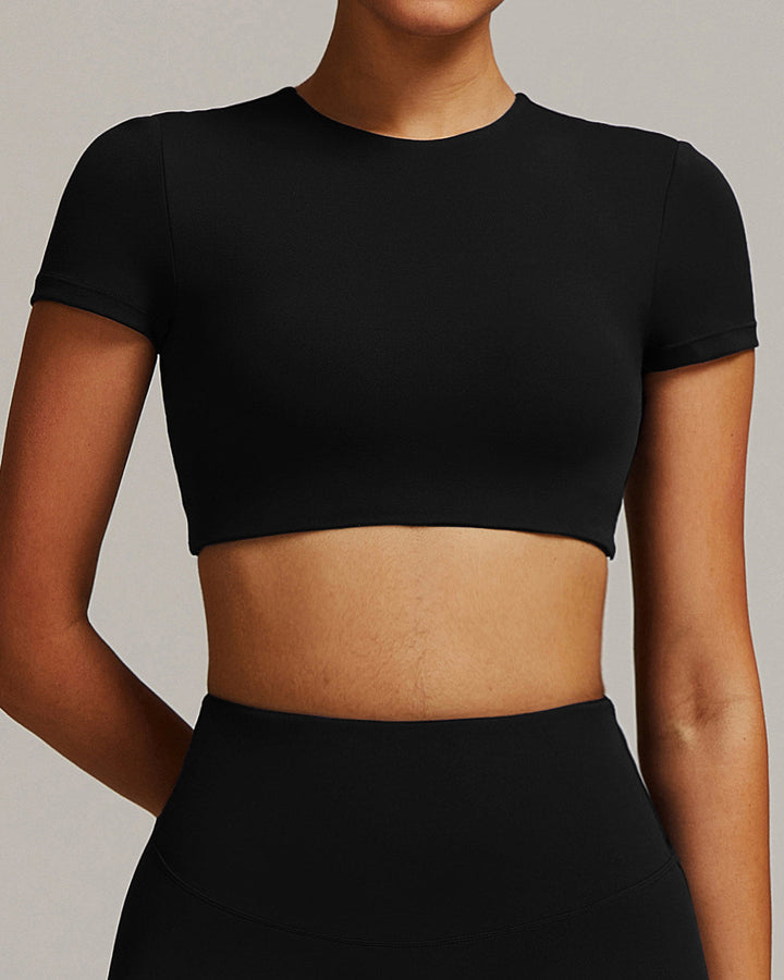 Eula Crop Top - Black