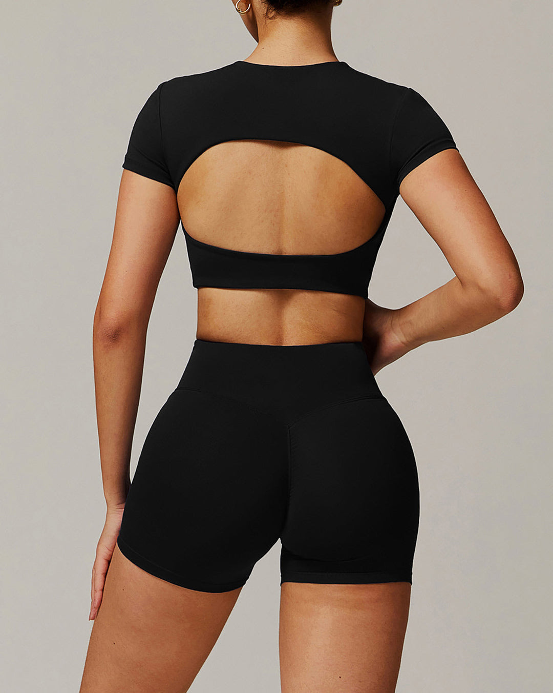 Eula Crop Top - Black