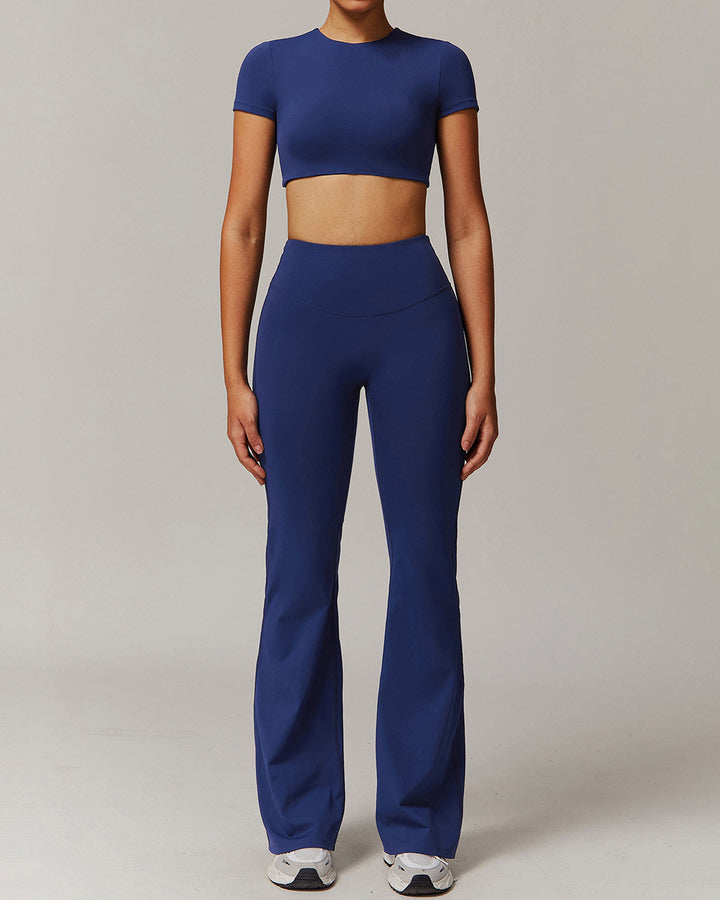 Eula Crop Top - Navy
