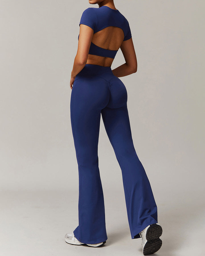 Eula Crop Top - Navy