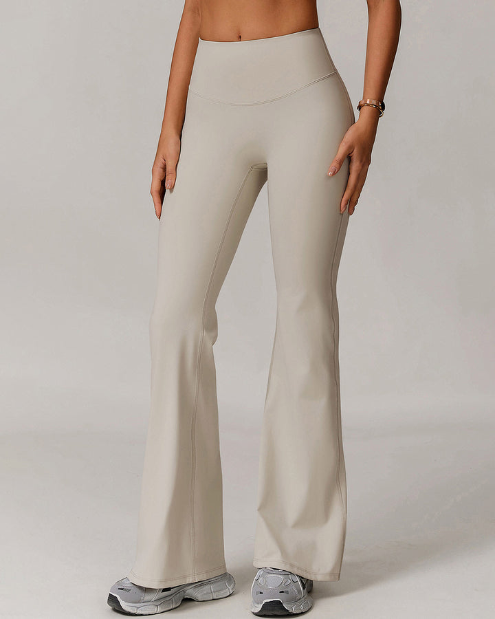 Eula Flare Leggings - Beige