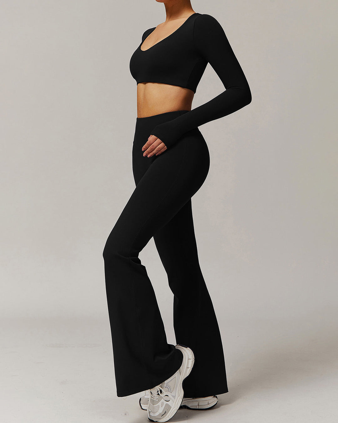 Eula Flare Leggings - Black
