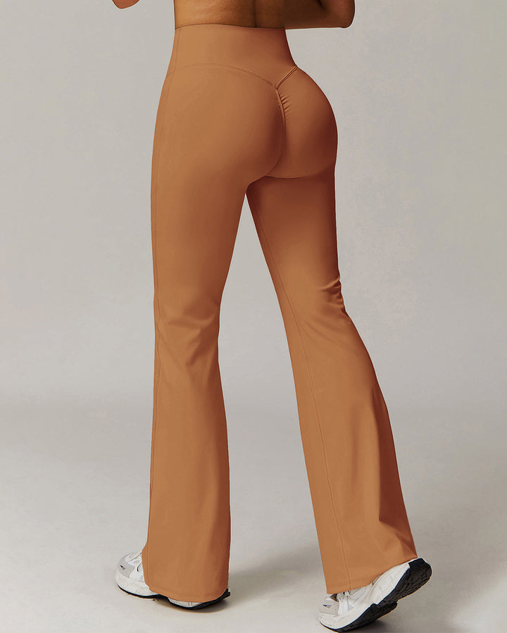 Eula Flare Leggings - Caramel