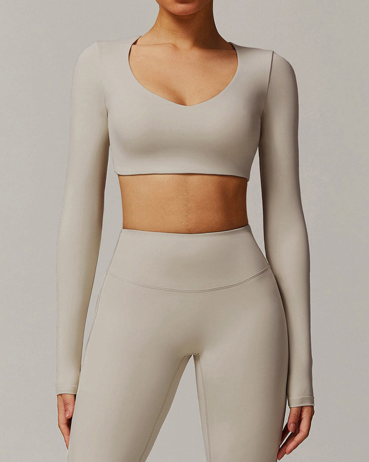 Eula Long Sleeve - Beige
