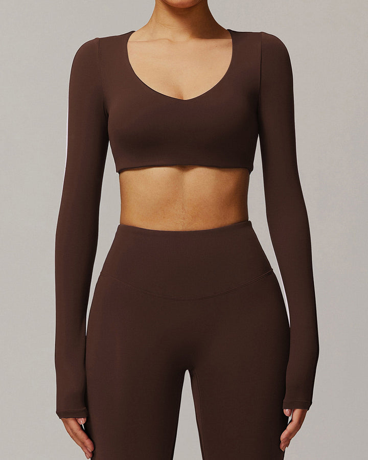 Eula Long Sleeve - Brown