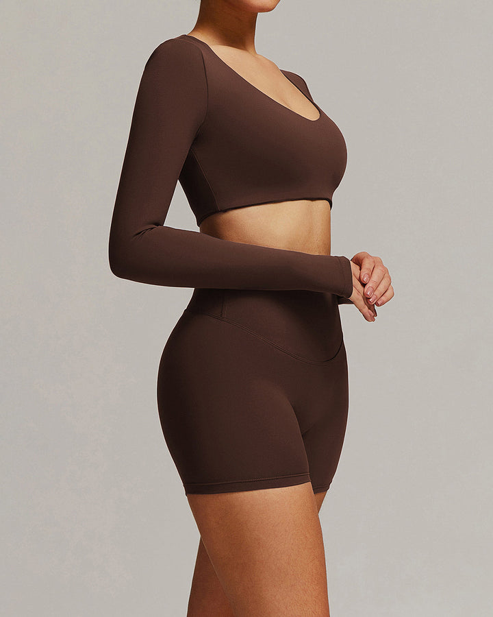 Eula Long Sleeve - Brown