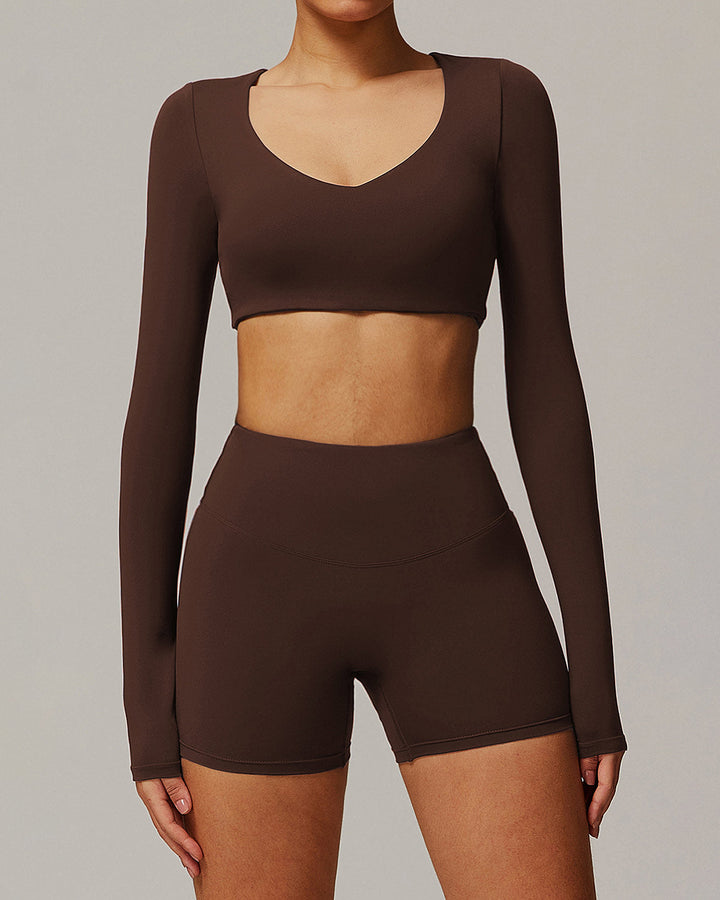 Eula Long Sleeve - Brown