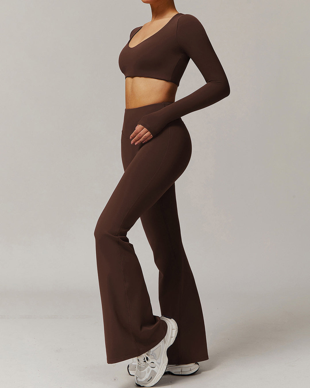 Eula Long Sleeve - Brown