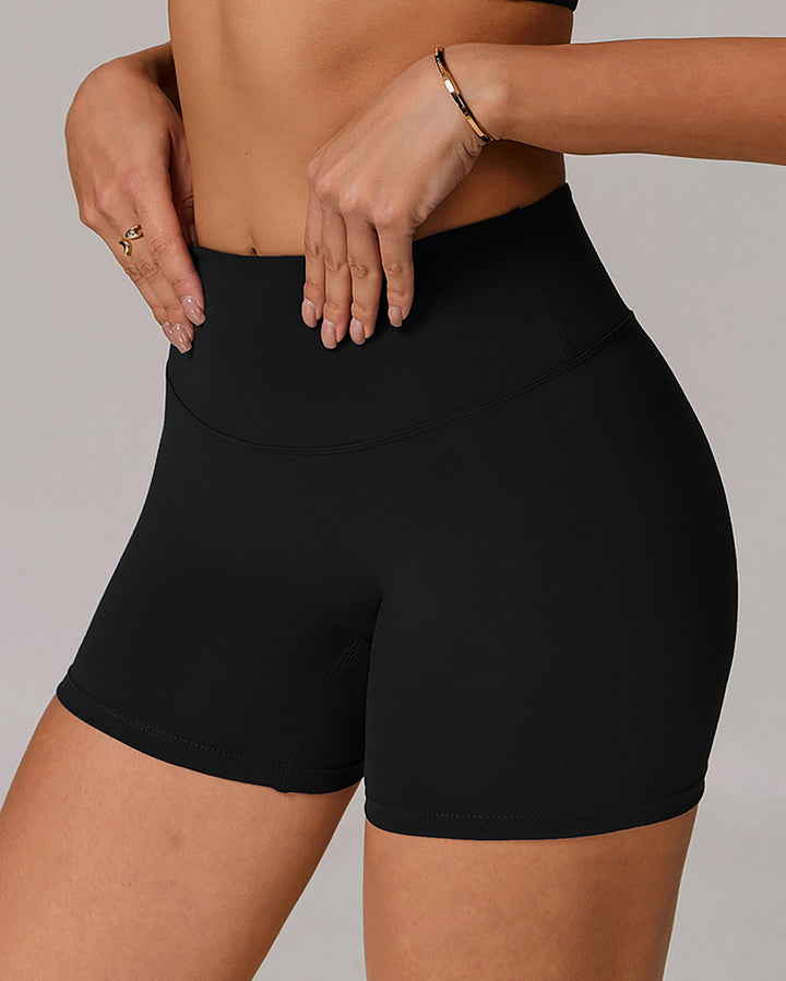 Eula Seamless Shorts - Black