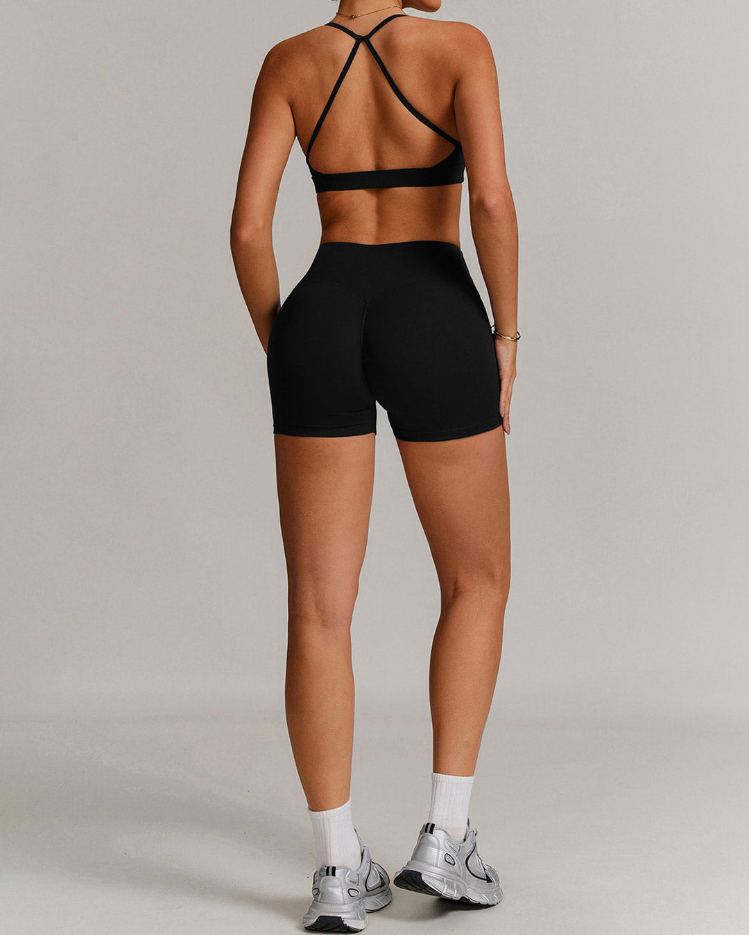 Eula Seamless Shorts - Black