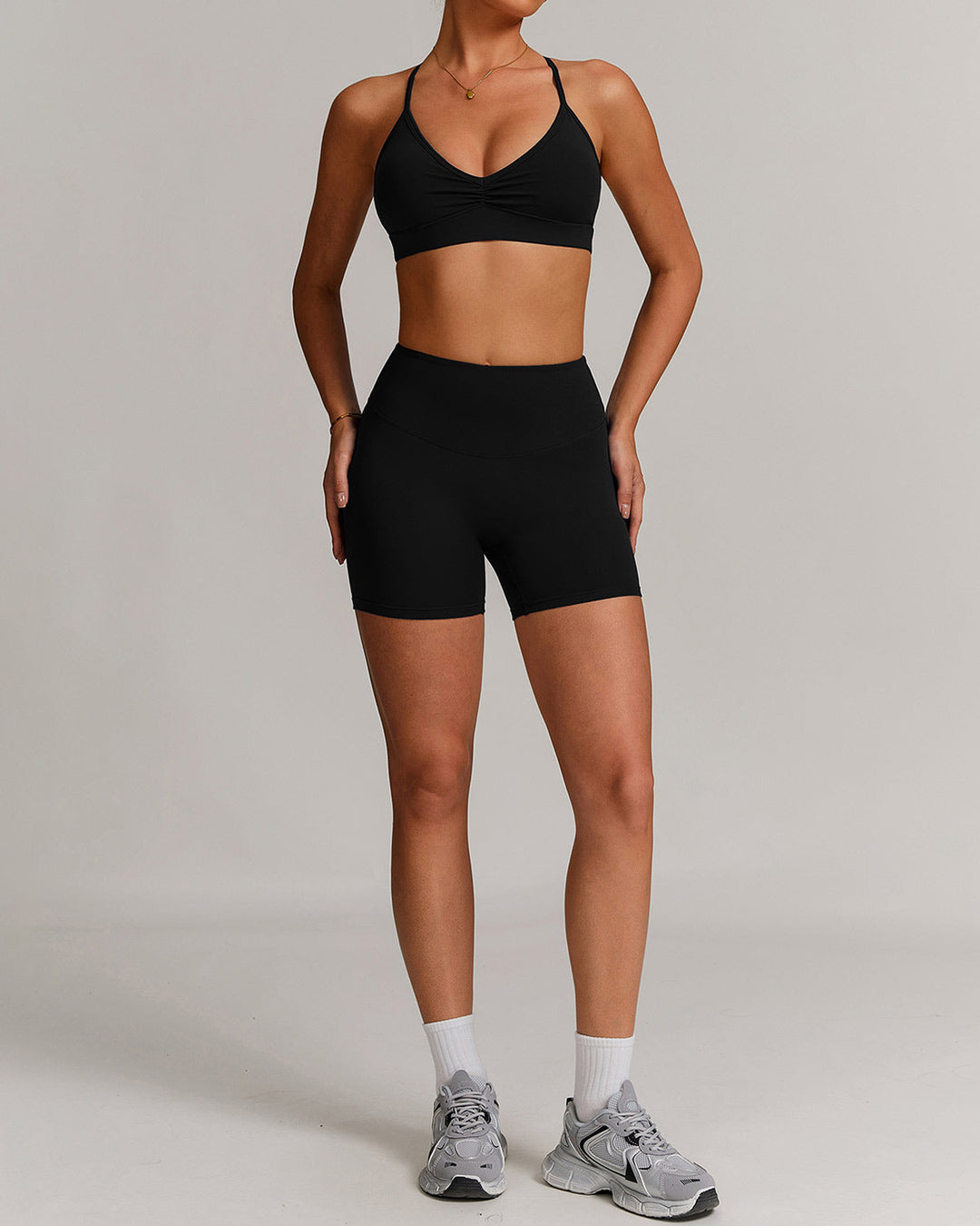 Eula Seamless Shorts - Black
