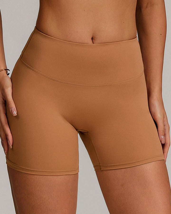 Eula Seamless Shorts - Caramel