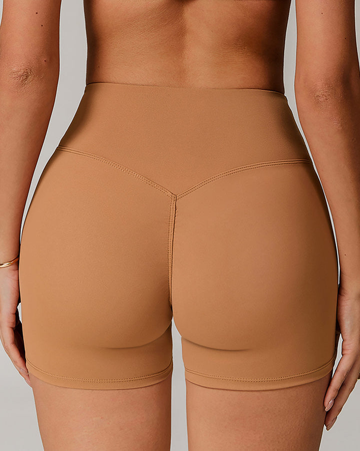 Eula Seamless Shorts - Caramel