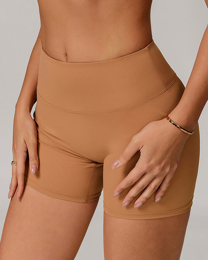 Eula Seamless Shorts - Caramel