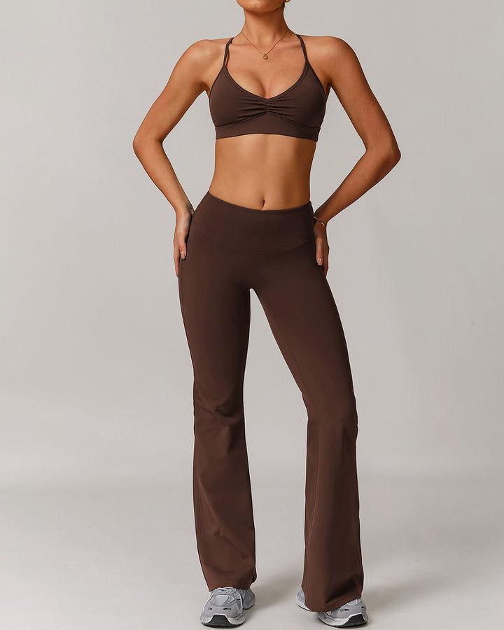 Eula Sports Bra - Brown
