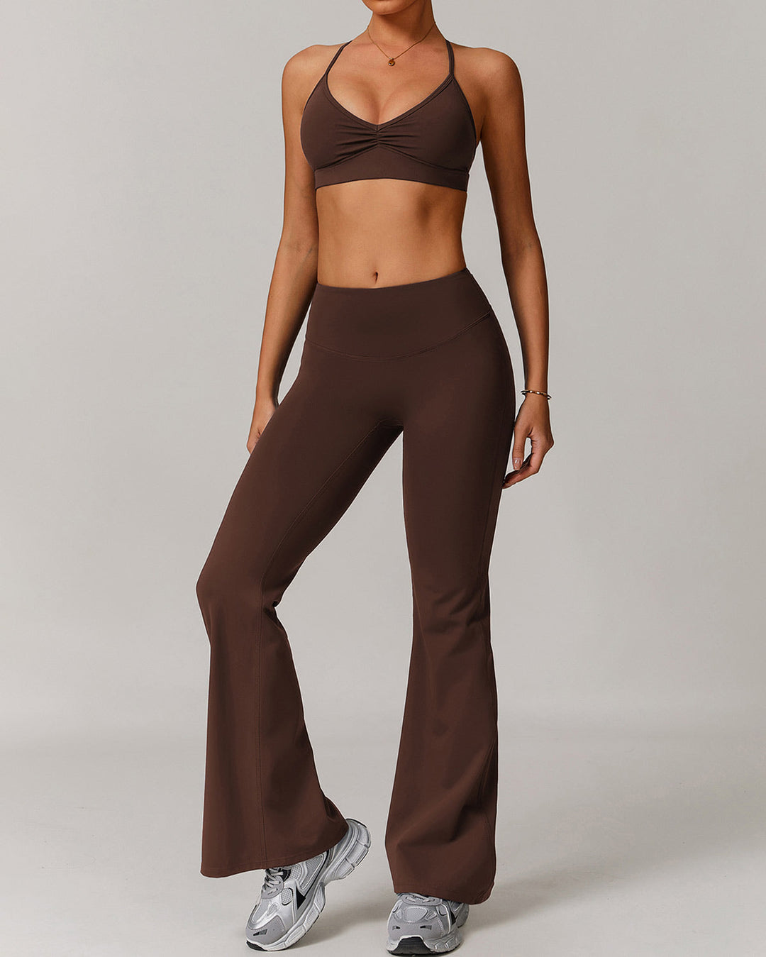 Eula Sports Bra - Brown