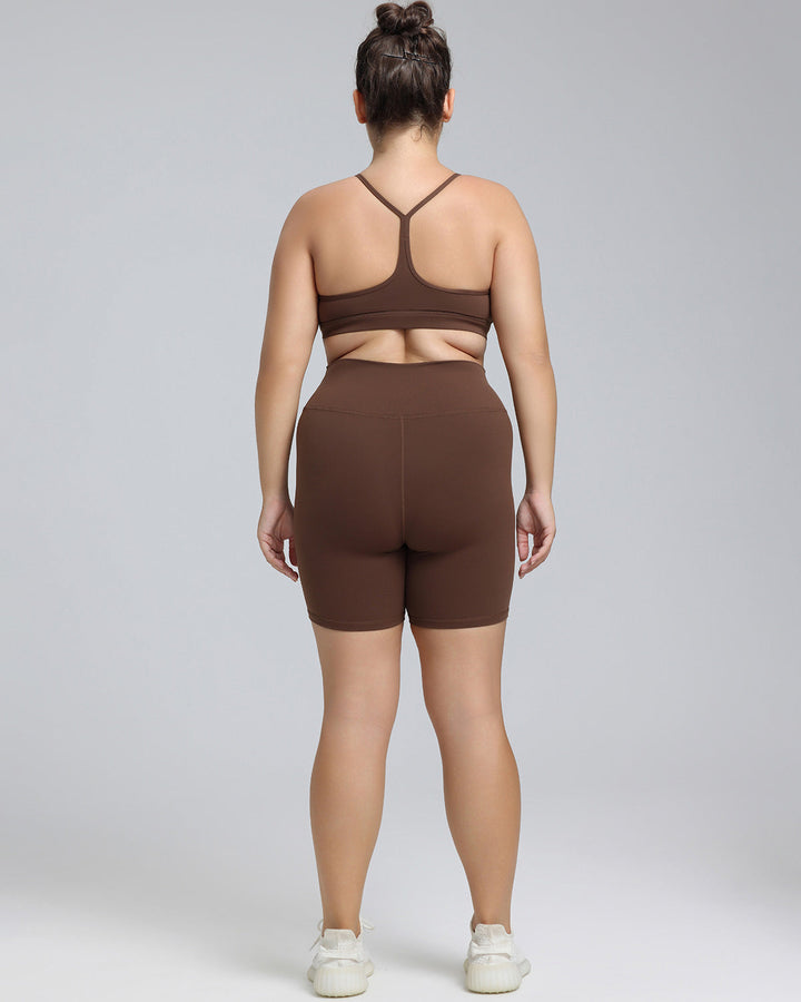 Eurydice Seamless Shorts - Brown