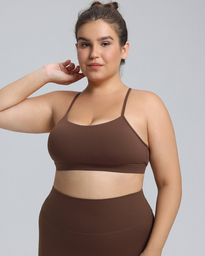 Eurydice Sports Bra - Brown