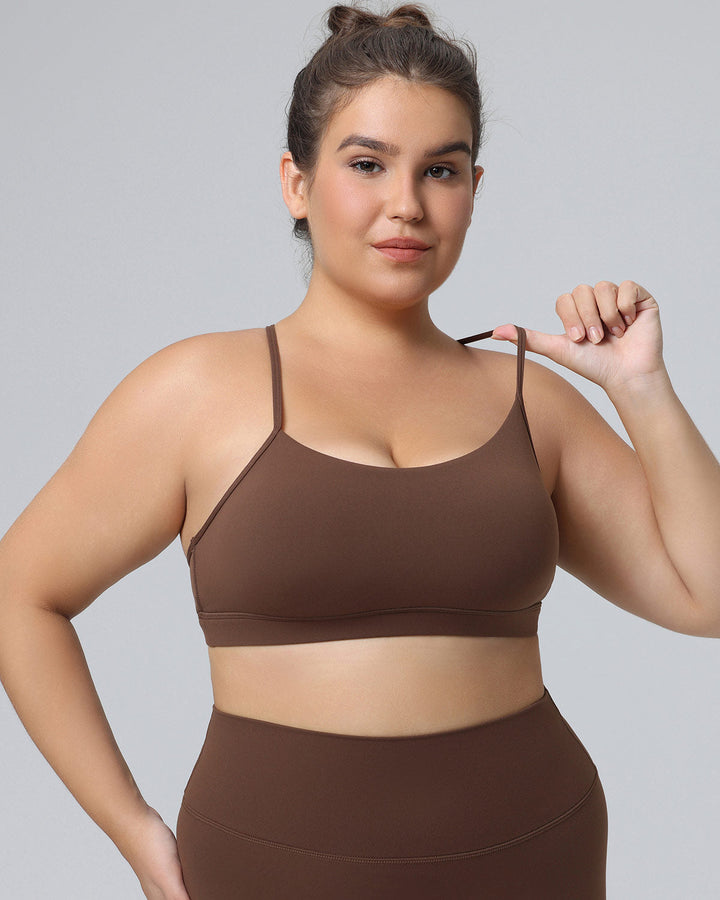 Eurydice Sports Bra - Brown