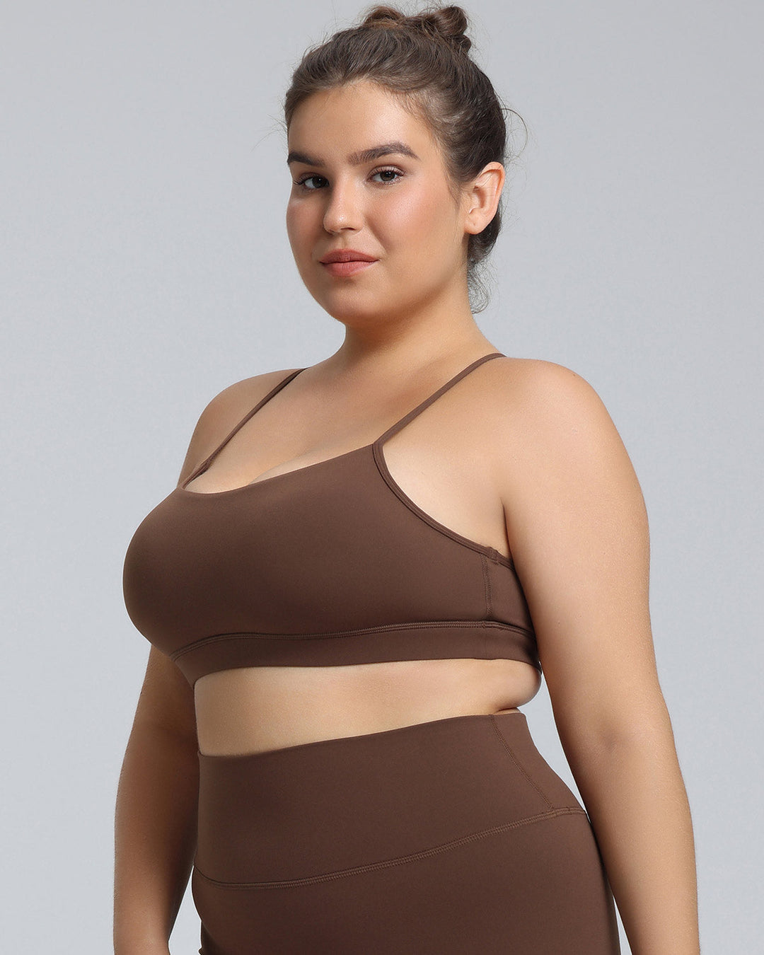 Eurydice Sports Bra - Brown