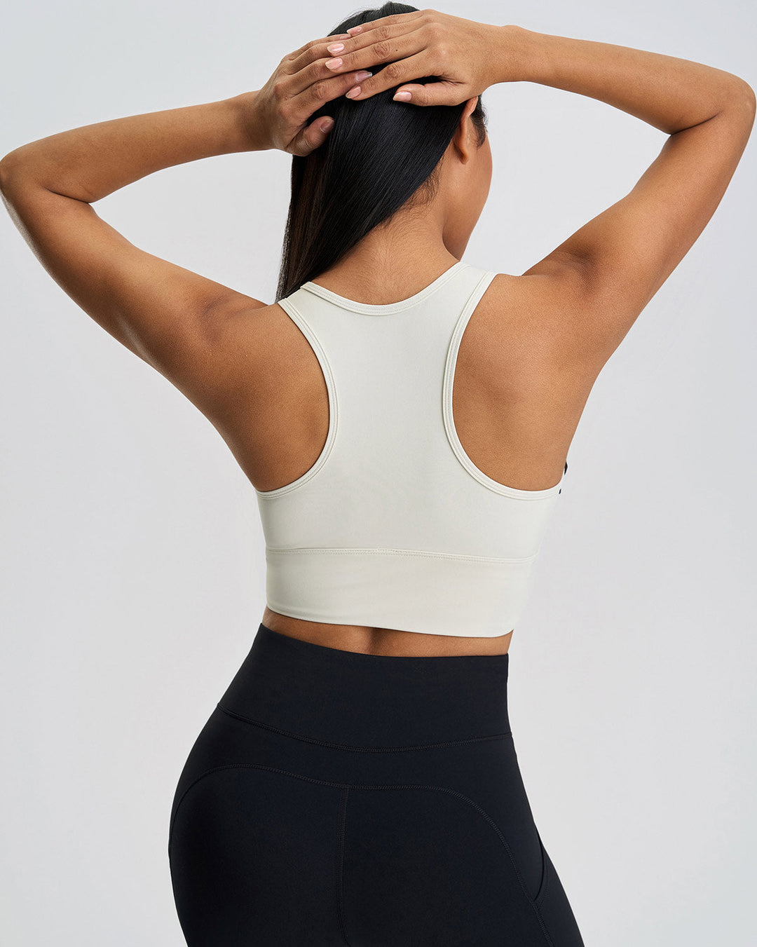 Evadne Crop Top - White