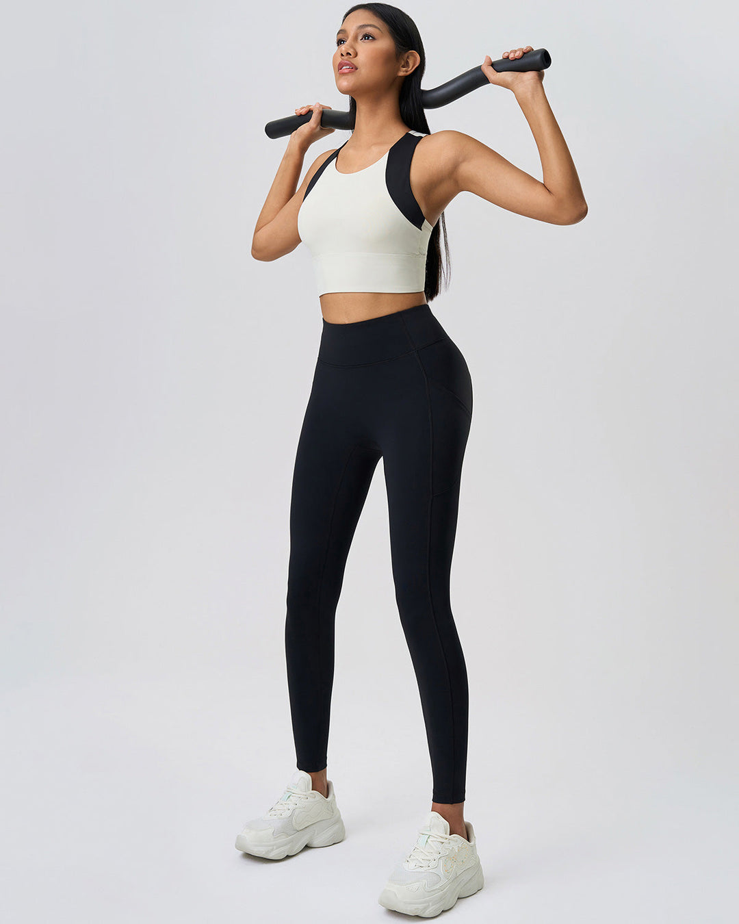 Evadne Crop Top - White