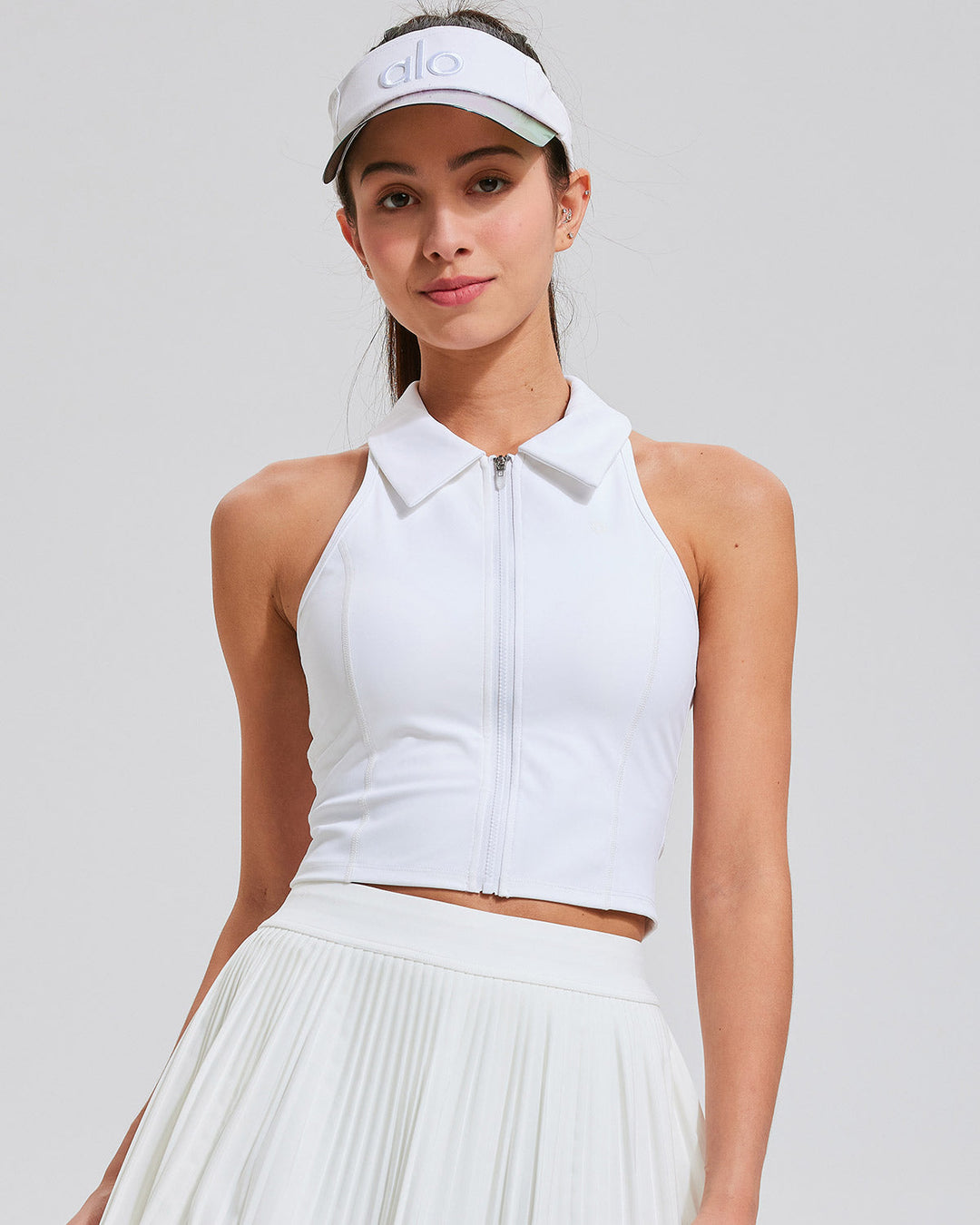 Faye Crop Top - White