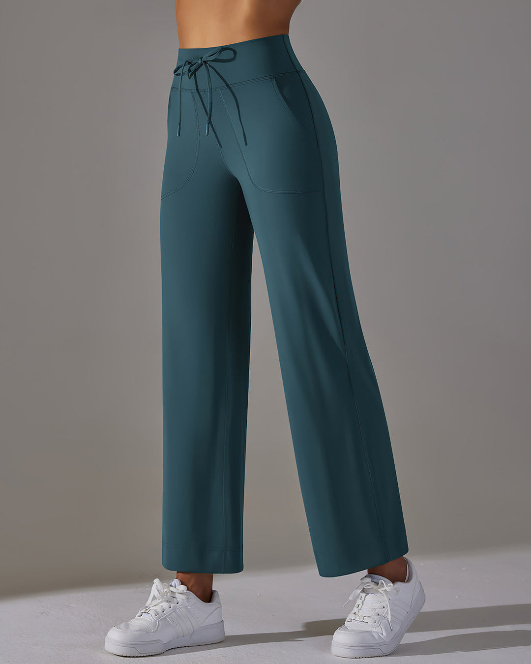 Fern Flare Pocket Leggings - Teal