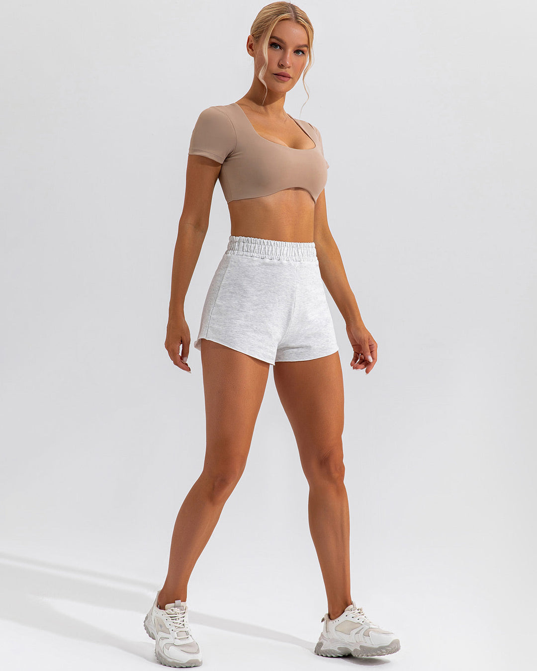 Fleur Shorts - Heather Grey
