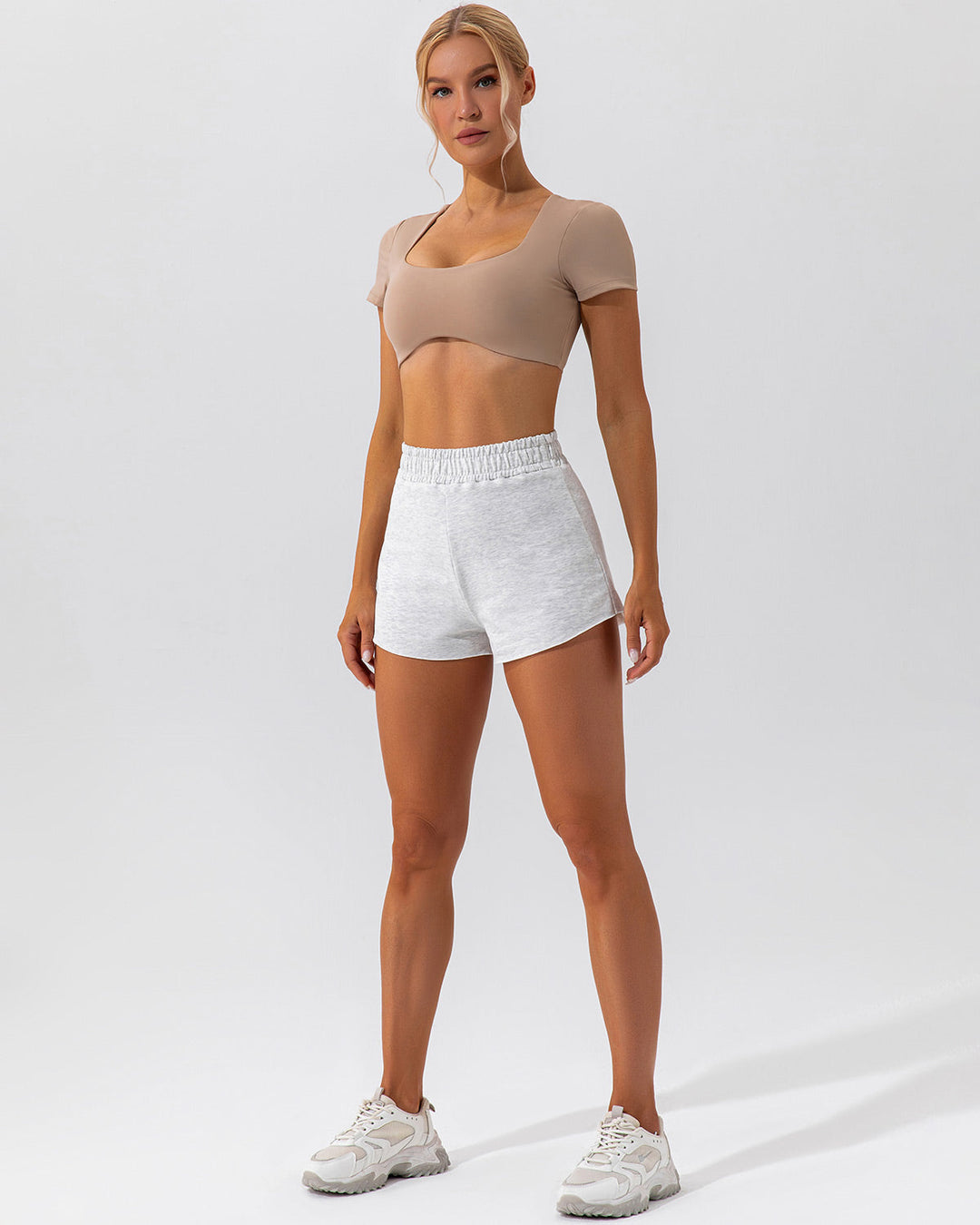 Fleur Shorts - Heather Grey
