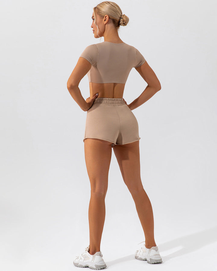 Fleur Shorts - Mocha
