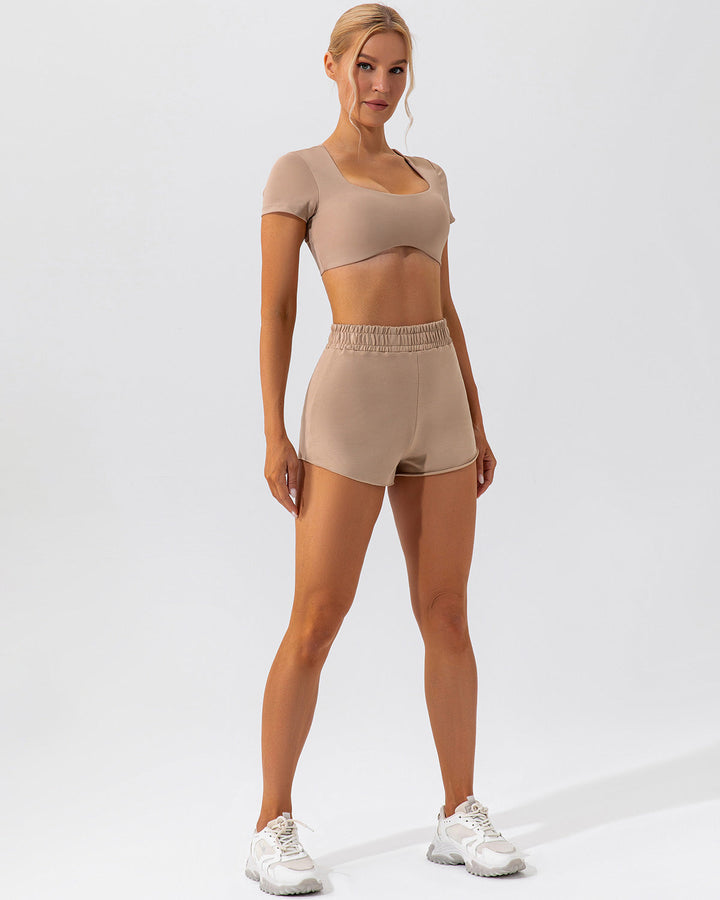 Fleur Shorts - Mocha