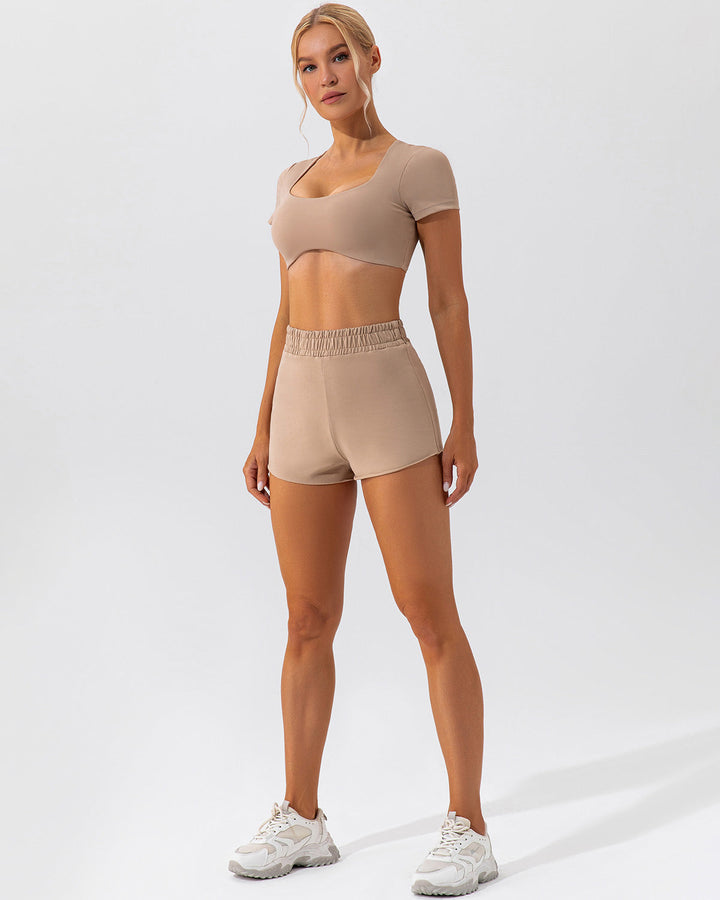 Fleur Shorts - Mocha