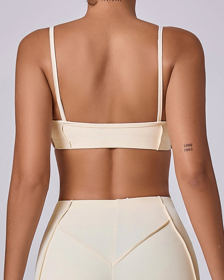 Kira Sports Bra - Beige