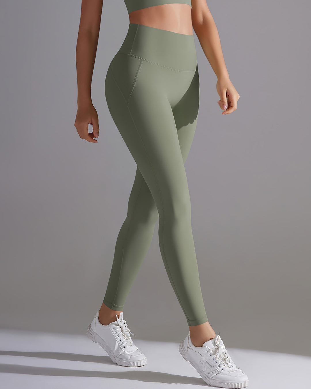Giselle Seamless Leggings - Army Green