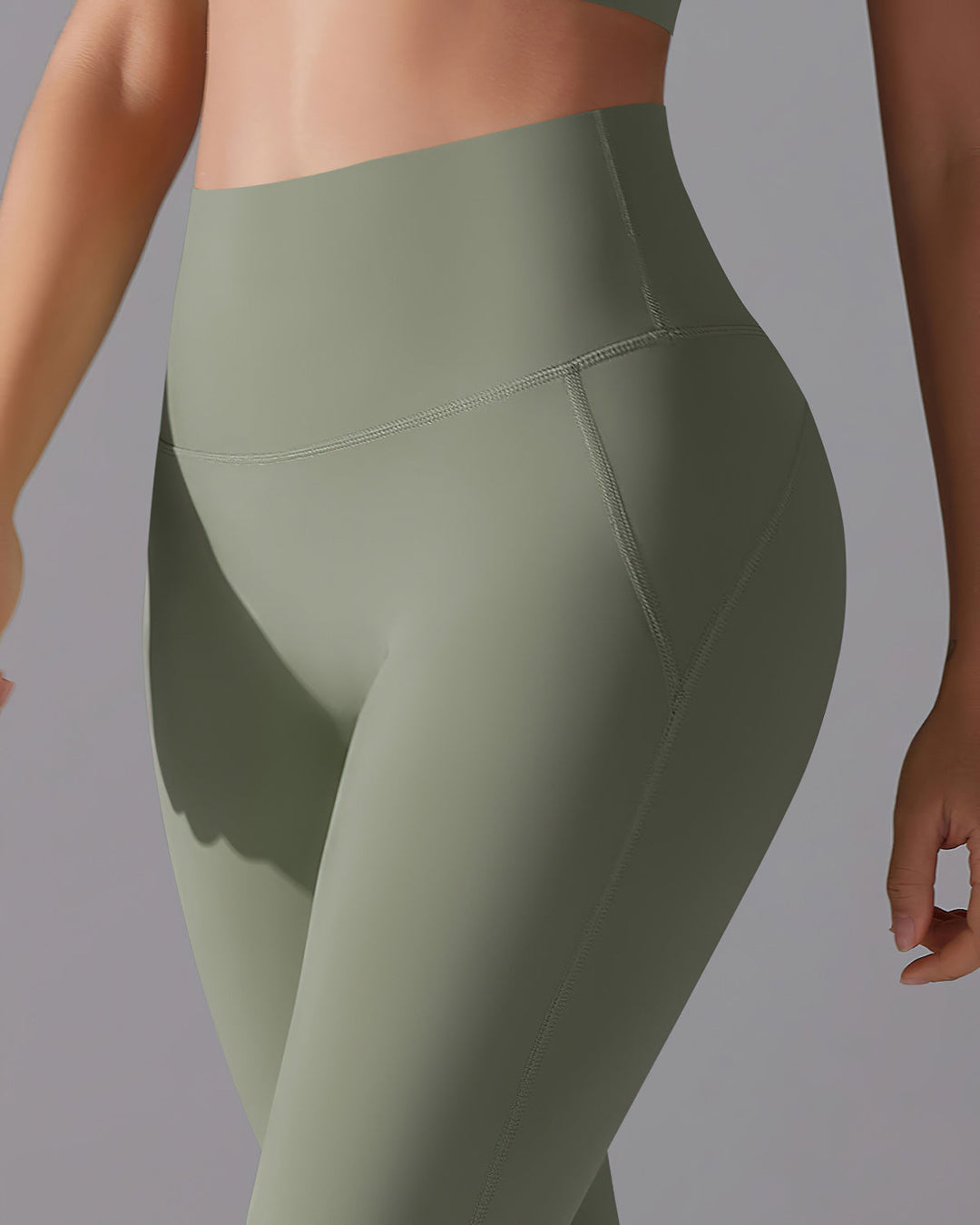 Giselle Seamless Leggings - Army Green