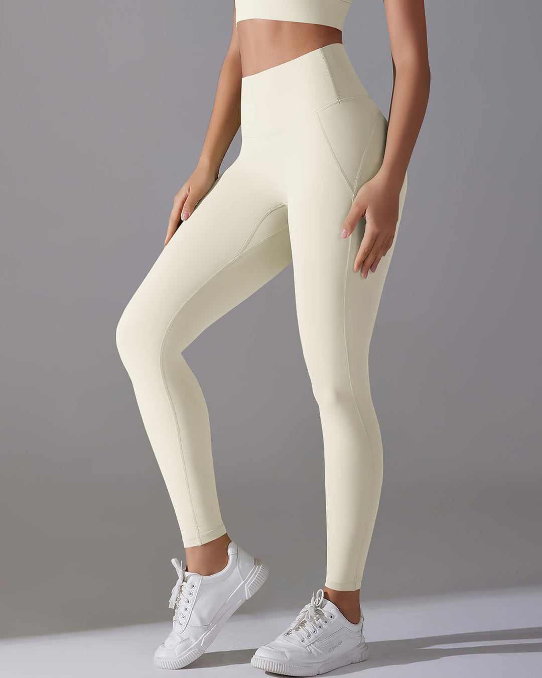 Giselle Seamless Leggings - Beige
