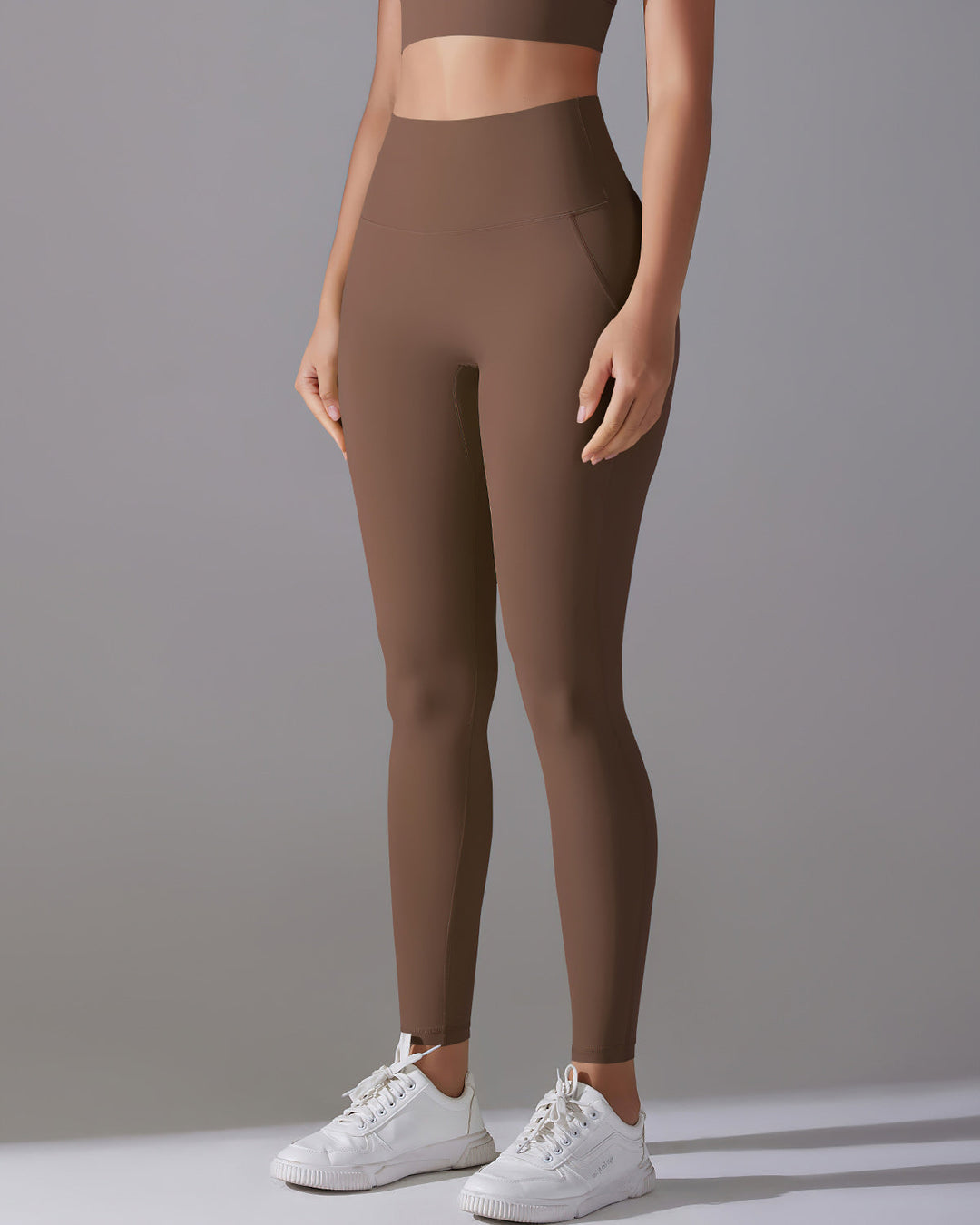Giselle Seamless Leggings - Brown