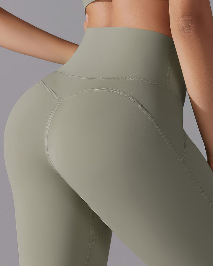 Giselle Seamless Leggings - Olive Gray