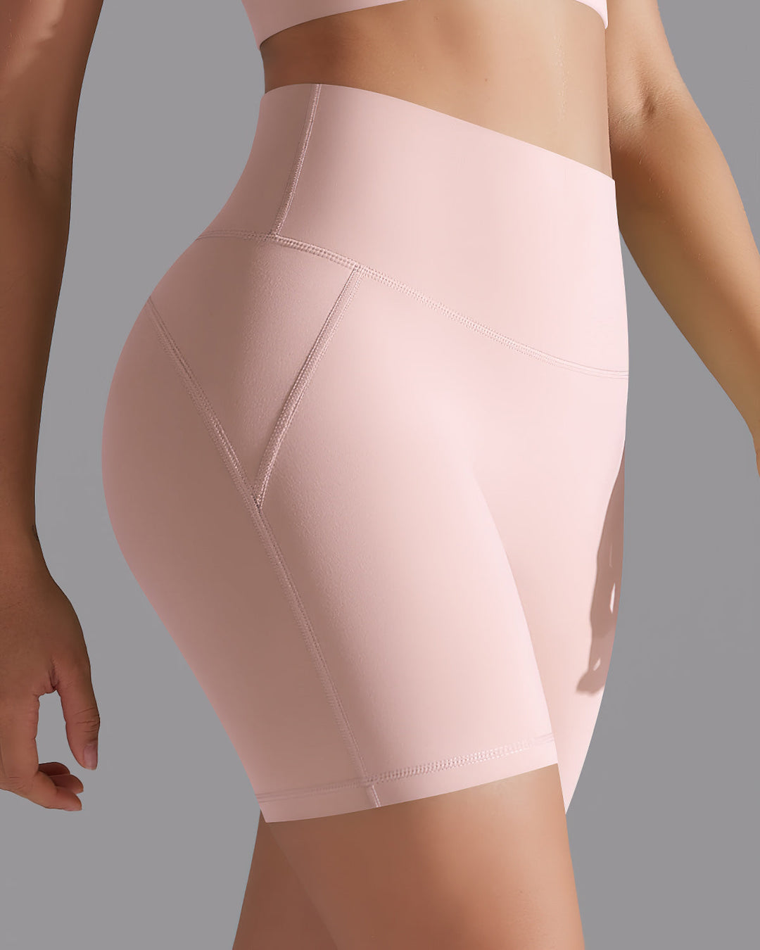 Giselle Seamless Shorts - Blush Pink