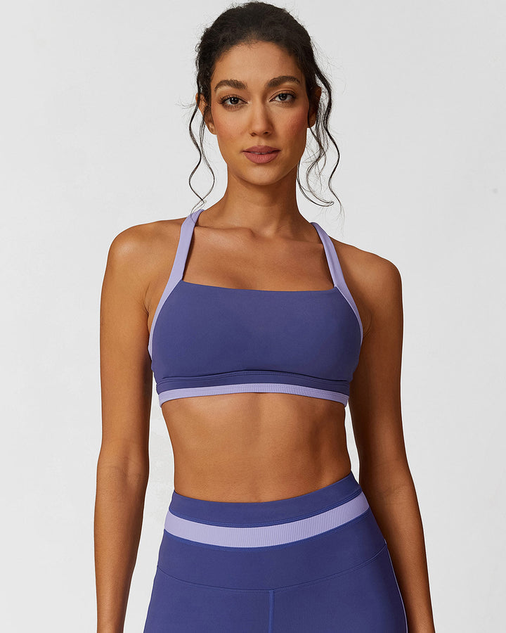 Guinevere Sports Bra - Blue